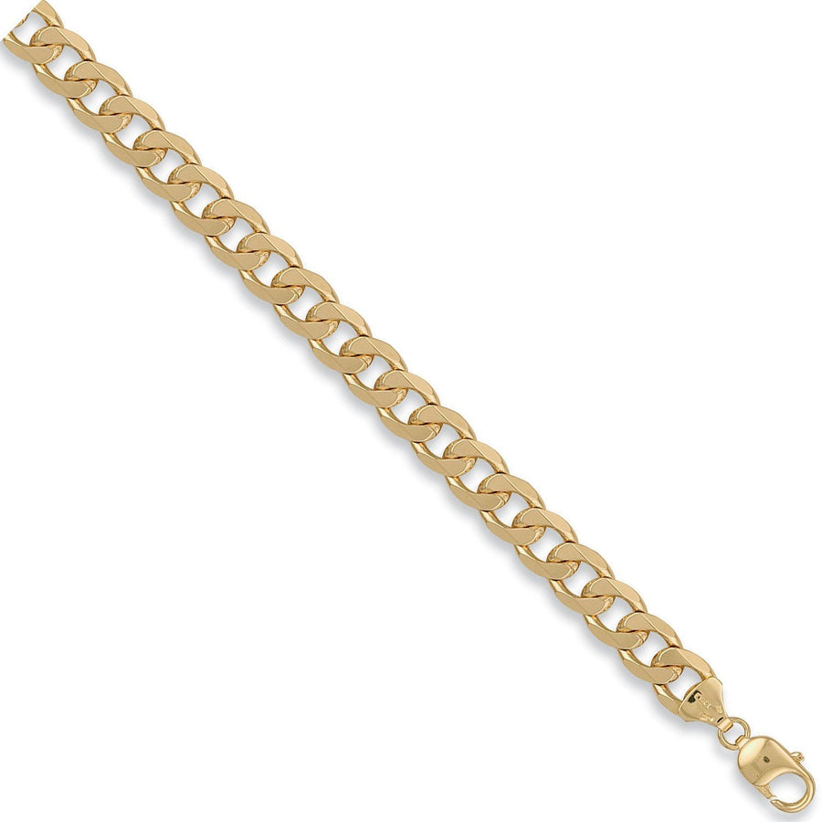 9ct Yellow Gold Solid 10.5mm 28 Inch Curb Necklace 102.5g - My Jewel World