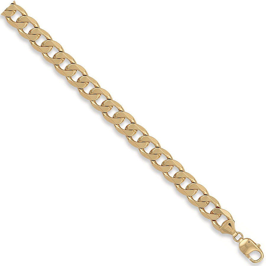 9ct Yellow Gold Solid 11mm 24 Inch Curb Necklace 99.4g - My Jewel World
