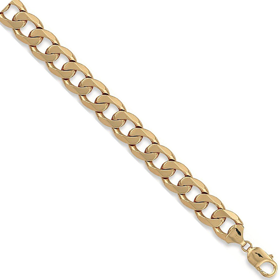 9ct Yellow Gold Solid 14mm 20 Inch Curb Necklace 136.0g - My Jewel World