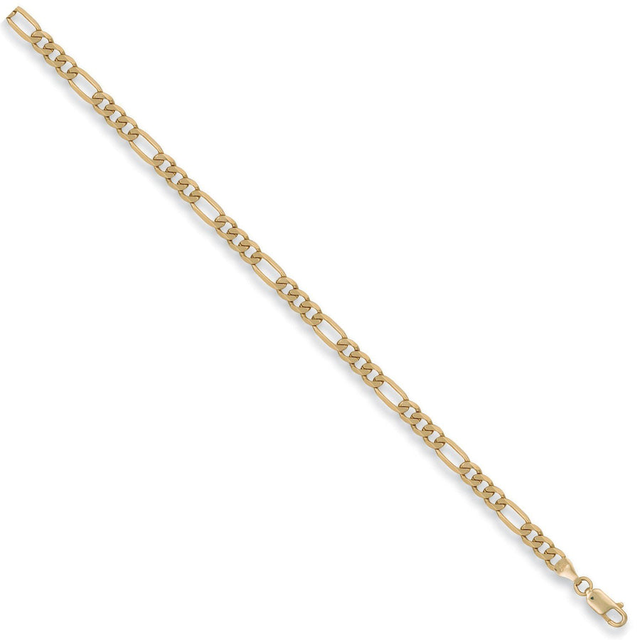 9ct Yellow Gold Solid 5mm 16 Inch Figaro Necklace 11.5g - My Jewel World