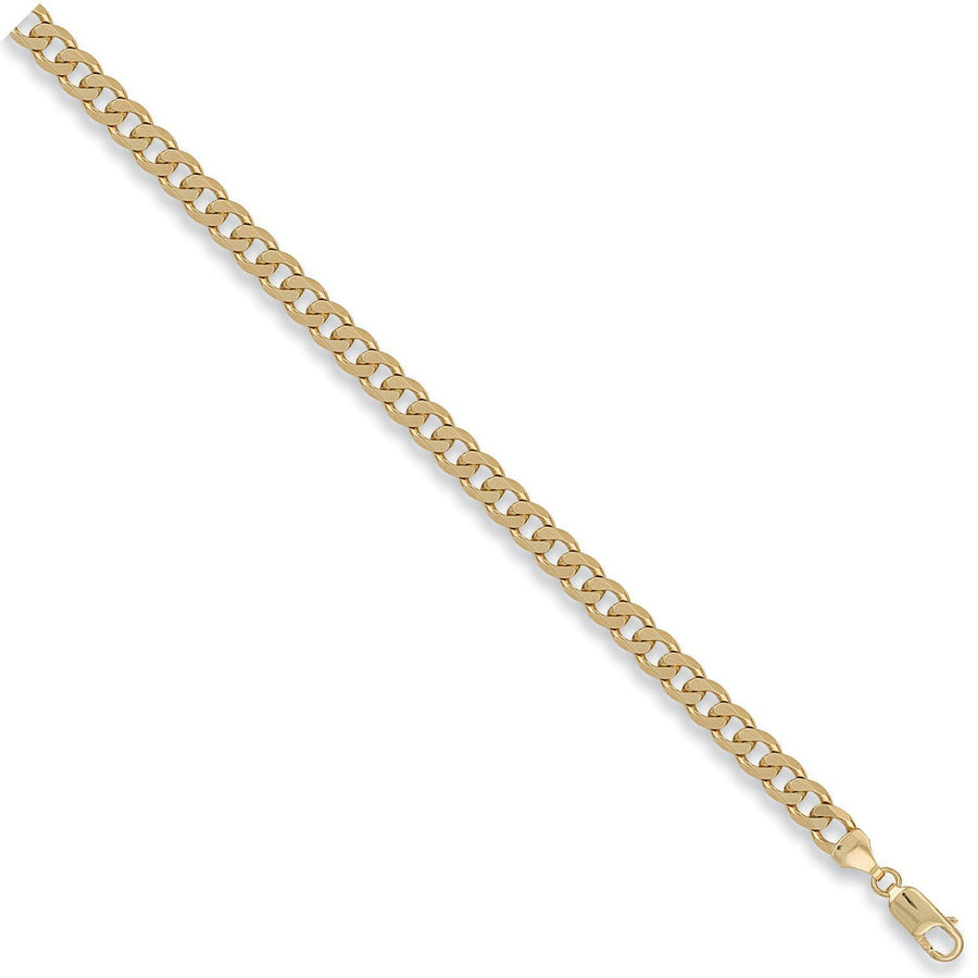 9ct Yellow Gold Solid 6mm 16 Inch Curb Necklace 22.6g - My Jewel World