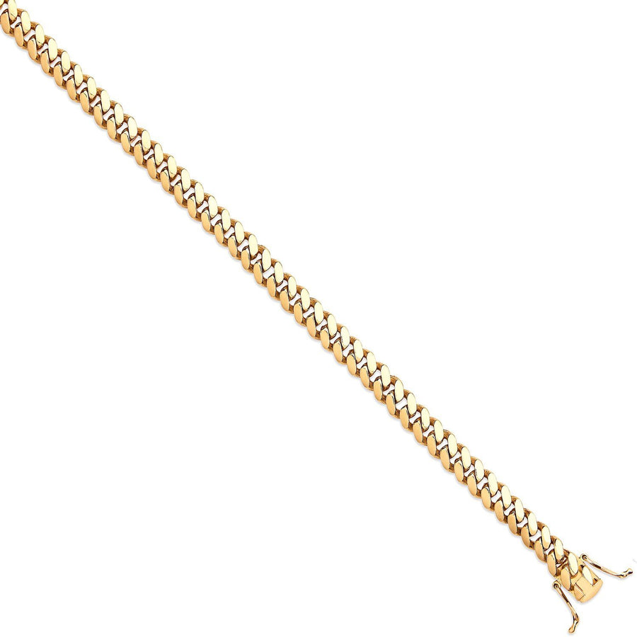 9ct Yellow Gold Solid 8mm 24 Inch Domed Curb Necklace 85.0g - My Jewel World