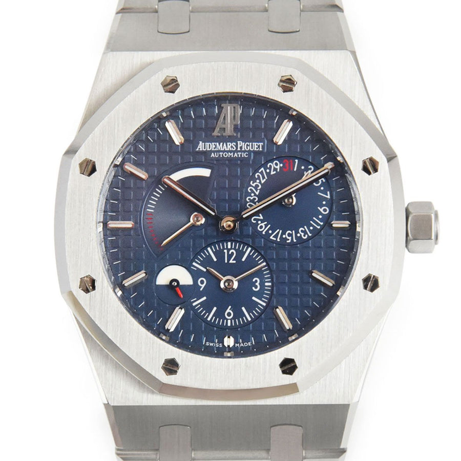 Audemars Piguet Royal Oak Dual Time Blue Dial Steel Ref: 26120ST.OO.1220ST.02 - My Jewel World