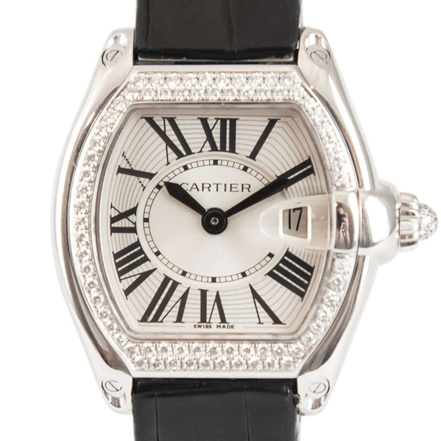 Cartier Roadster Silver Dial 18K White Gold Ref: 2723 - My Jewel World