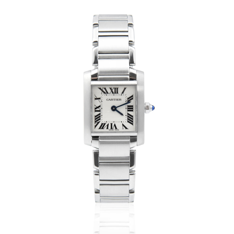 Cartier Tank Francaise Silver Dial Stainless Steel Ref: W51008Q3 - My Jewel World