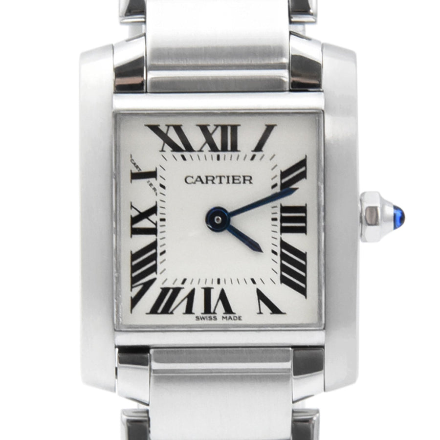 Cartier Tank Francaise Silver Dial Stainless Steel Ref: W51008Q3 - My Jewel World