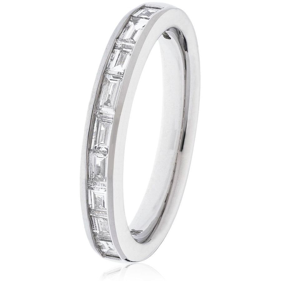 Diamond 12 Stone Eternity Ring 0.50ct F-VS Quality in 18k White Gold - My Jewel World