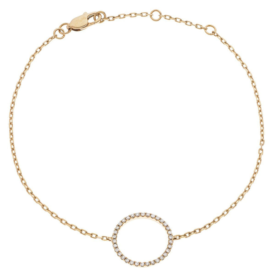 Diamond Circle of Life Bracelet 0.15ct F VS Quality in 18k Rose Gold - My Jewel World