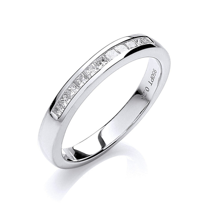 Diamond Eternity Ring 0.25ct H-SI Quality in 18K White Gold - My Jewel World
