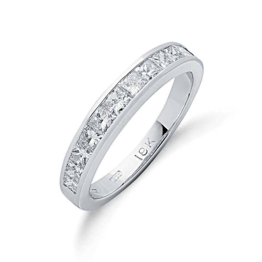 Diamond Eternity Ring 1.00ct H-VS Quality in 18K White Gold - My Jewel World