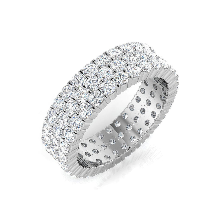 Diamond Full Eternity Ring 5.8mm 3.00ct F-VS Quality in Platinum - My Jewel World