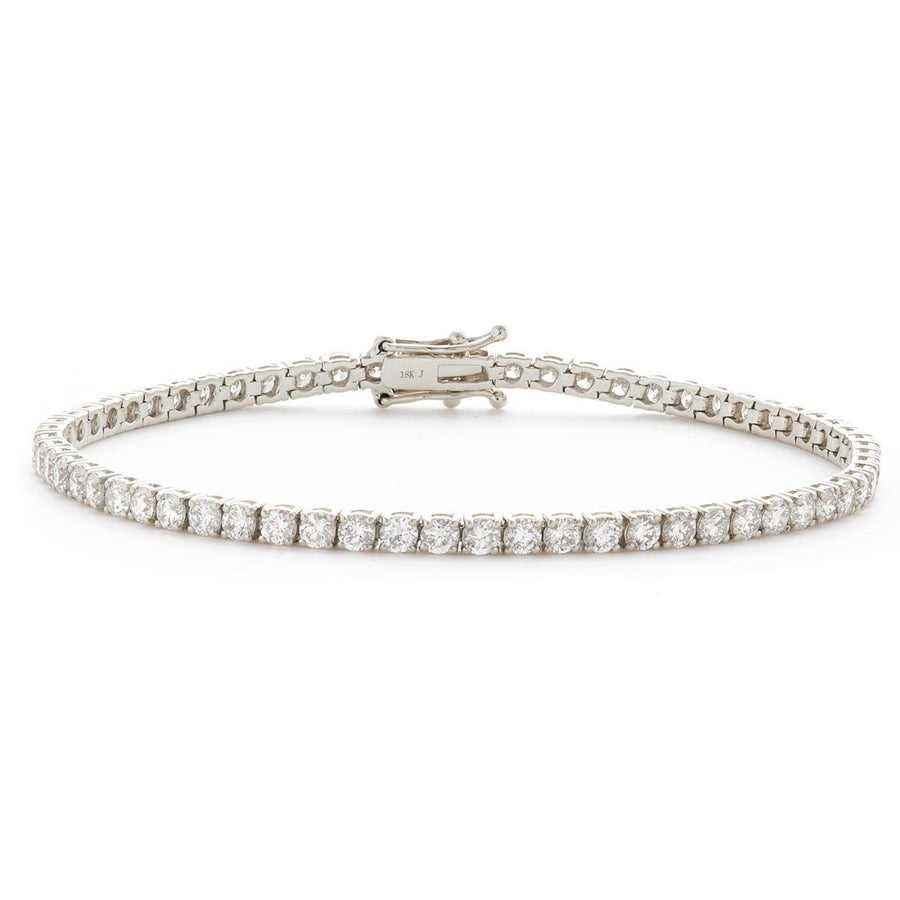 Diamond Tennis Bracelet 1.50ct G-SI Quality in 18k White Gold - My Jewel World