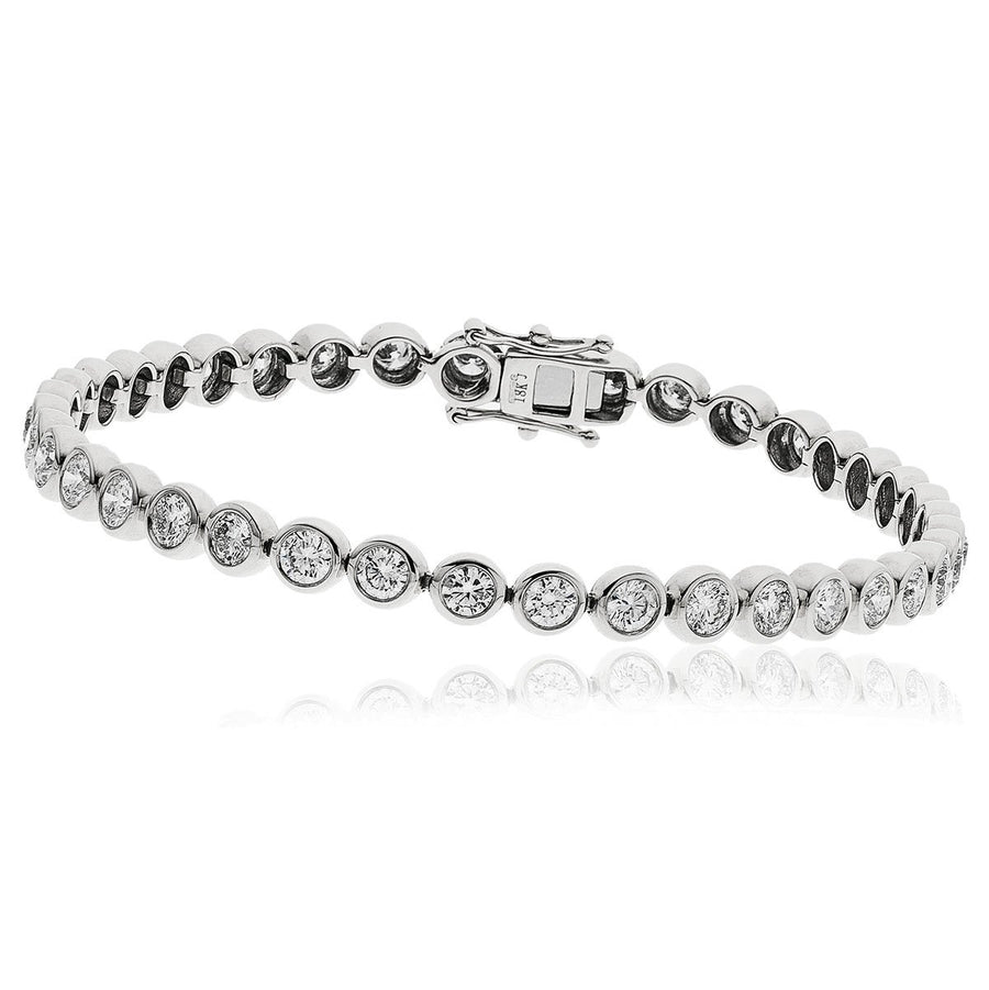 Diamond Tennis Bracelet 2.00ct F VS Quality in 18k White Gold - My Jewel World