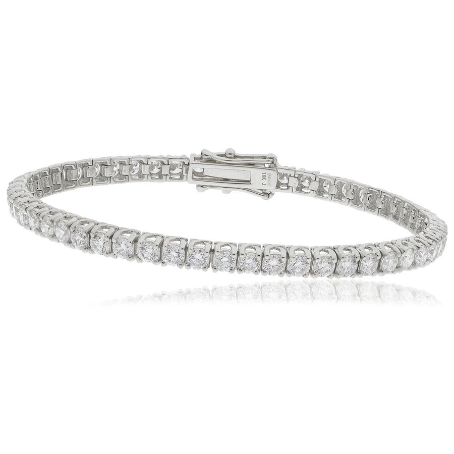 Diamond Tennis Bracelet 3.00ct F VS Quality in 18k White Gold - My Jewel World