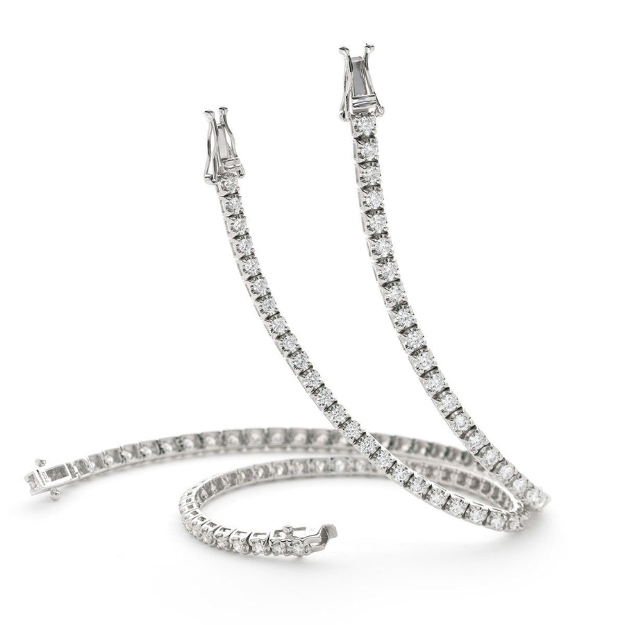 Diamond Tennis Bracelet 3.00ct G SI Quality in 18k White Gold - My Jewel World