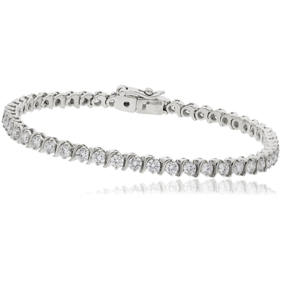 Diamond Tennis Bracelet 3.00ct G SI Quality in 9k White Gold - My Jewel World