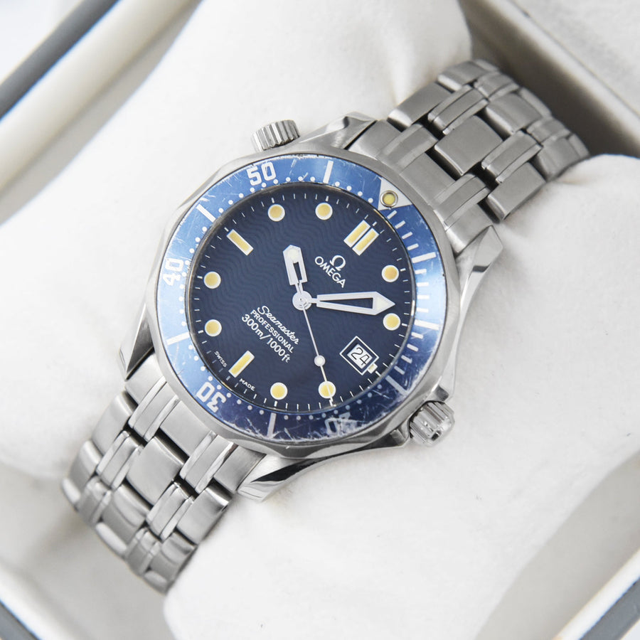 Omega Seamaster 300M Mid Size Blue Dial Stainless Steel Ref: 2561.80.00 - My Jewel World