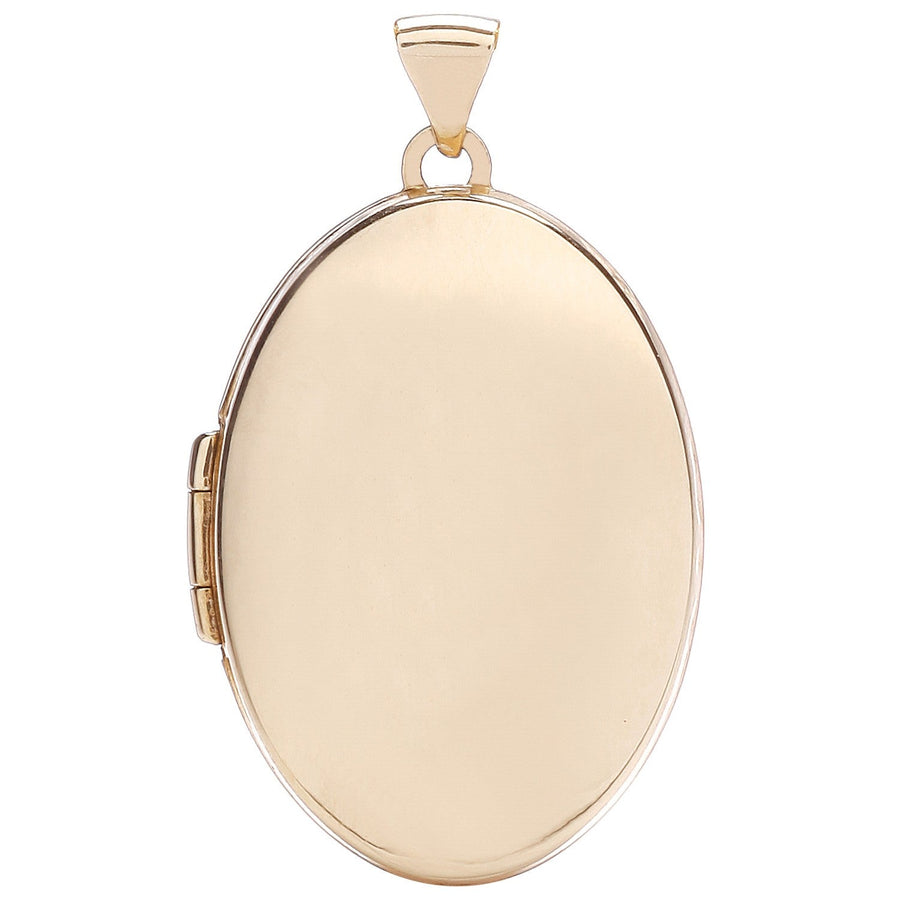 Oval Shaped Locket Pendant in 9ct Rose Gold - My Jewel World