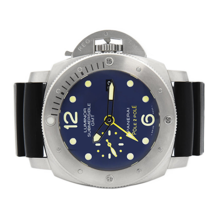 Panerai Luminor Submersible Blue Dial Rubber Ref: PAM00719 - My Jewel World