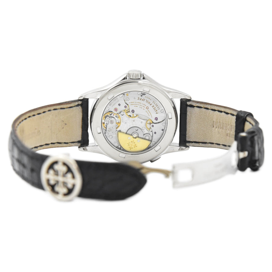 Patek Philippe Complications World Time White Dial Leather Ref: 5110G-001 - My Jewel World