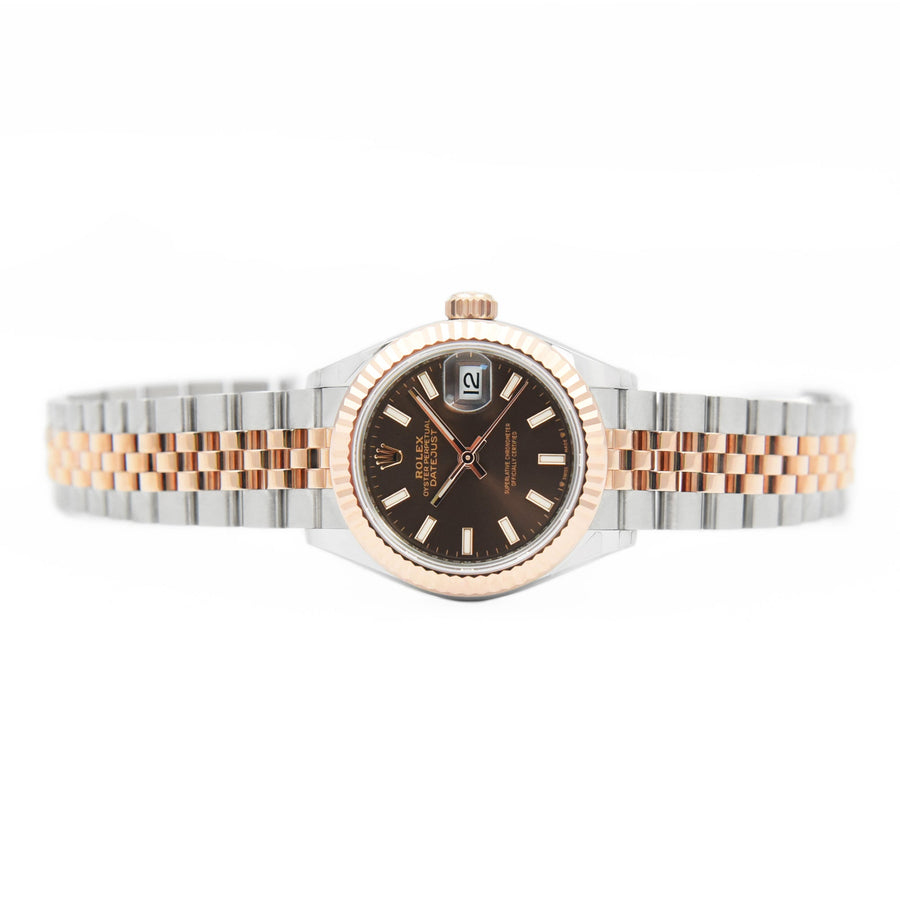 Rolex DateJust Chocolate Dial Stainless & 18K Rose Gold Ref: 279171 - My Jewel World