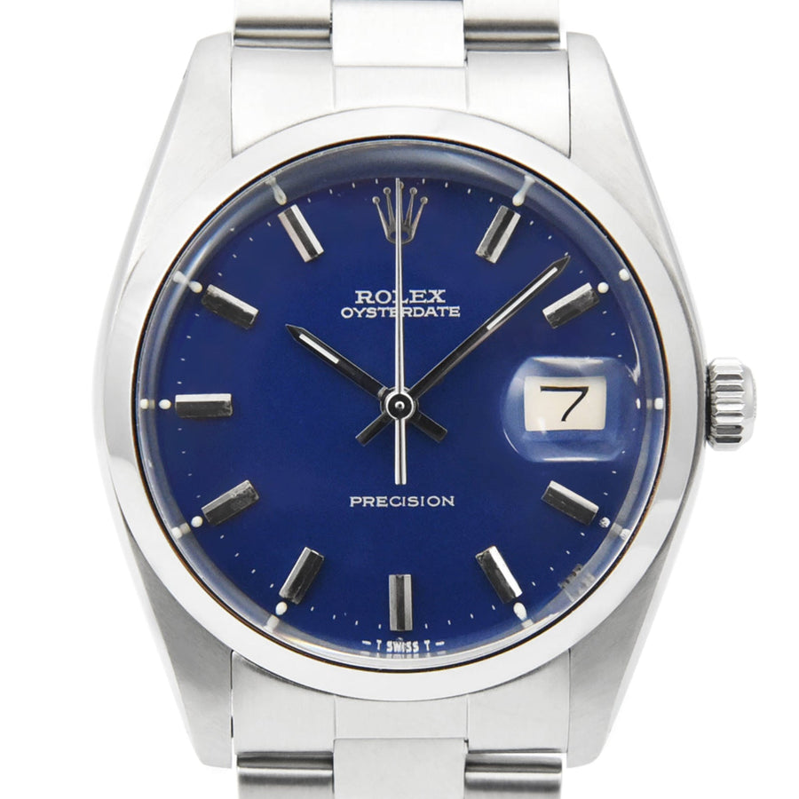 Rolex Oysterdate Precision Blue Dial Stainless Steel Ref: 6694 - My Jewel World