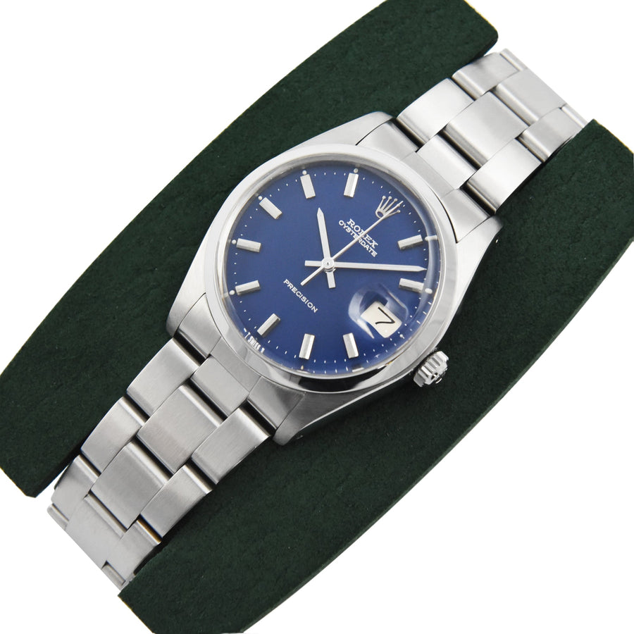 Rolex Oysterdate Precision Blue Dial Stainless Steel Ref: 6694 - My Jewel World