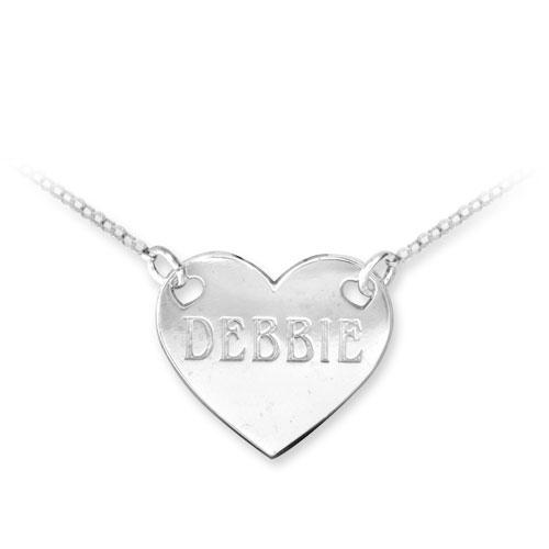 Silver Personalised Debbie Style Name Necklace - My Jewel World