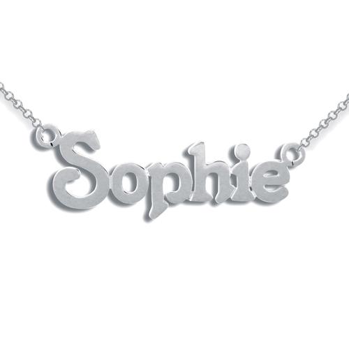 Silver Personalised Sophie Style Name Necklace - My Jewel World